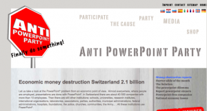 CNET News | Swiss political party tries to ban PowerPoint