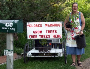 Free Trees to Combat Global Warming